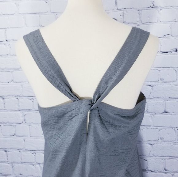 J.Crew Gray Seersucker Shift Dress, Size 4 - Picture 9 of 12
